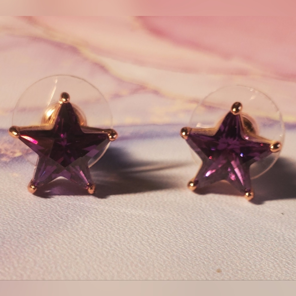 Betsey Johnson Cubic Zirconia Starlight Studs